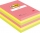 Notite adezive neon liniate Post-It® 102 mm x 152 mm 100 file/buc 3M