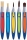 Pensula Griffix, varf lat: 6, 12, rotund: 6, 10, limba de pisica: 10, 5 buc/blister Pelikan