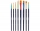 Set 8 pensule Premium Pelikan, par sintetic, diverse varfuri, Pelikan