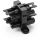 Distribuitor Fellowes, Filex eGST in 4 cai, Negru