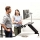 Statie de lucru dubla cu brat ajustabil, culoare negru, Sit-Stand Lotus Fellowes 