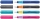 Stilou Junior, penita A, grip ergonomic, pentru dreptaci, 1 patron mare albastru inclus, diverse culori, blister, Pelikan