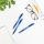Pix BIC, Soft Feel Clic Grip, albastru, 3 buc/set