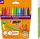 Set Coloriaj Kids creioane colorate, creioane cerate si carioci 36 buc/set Bic