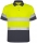 Tricou polo tehnic Hi-Vis Polaris, pentru barbati, Plumb/Galben Fluorescent, Roly