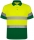 Tricou polo tehnic Hi-Vis Polaris, pentru barbati, Verde Gradina/Galben Fluorescent, Roly