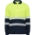 Tricou polo tehnic cu maneca lunga Hi-Vis Vega Ls, unisex, Bleumarin/Galben Fluorescent, Roly