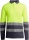 Tricou polo tehnic cu maneca lunga Hi-Vis Atrio L/S, pentru barbati, Plumb/Galben Fluorescent, Roly