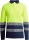 Tricou polo tehnic cu maneca lunga Hi-Vis Roly Atrio L/S, pentru barbati, Bleumarin/Galben Fluorescent, Roly