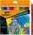 Creioane colorate Intensity, mina ultra-rezistenta, 24 culori/set BIC