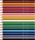 Creioane colorate Intensity, mina ultra-rezistenta, 24 culori/set BIC