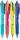 Pix retractabil 4 in 1 , So many cats, cu grip de cauciuc, negru/albastru/rosu/verde, 0.7mm, 36 buc/set M&G