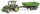 Jucarie Tractor John Deere 5115M cu remorca basculabila Bruder