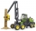 Jucarie Tractor forestier John Deere 1270G cu 1 bustean Bruder