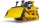 Jucarie Tractor mare pe senile CAT Bruder