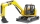 Jucarie Mini Excavator CAT Bruder