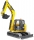 Jucarie Mini Excavator CAT Bruder
