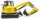 Jucarie Mini Excavator CAT Bruder