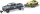 Set de joaca Masina de teren RAM 2500 si masina de curse Roadster Bruder