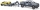 Set de joaca Masina de teren RAM 2500 si masina de curse Roadster Bruder