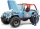 Jucarie Jeep Cross Country de curse albastru Bruder
