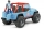Jucarie Jeep Cross Country de curse albastru Bruder