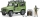 Jucarie Masina de teren Land Rover Defender cu padurar si caine Bruder