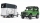 Jucarie Masina de teren Land Rover Defender cu remorca si cal Bruder