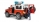 Jucarie Masina de pompieri Land Rover Defender si pompier Bruder