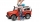 Jucarie Masina de pompieri Land Rover Defender si pompier Bruder