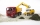 Set de joaca Camion MAN TGA si Excavator Liebherr Bruder
