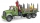 Jucarie Camion lemne Mack Granite cu macara de incarcare, grafier si 3 busteni Bruder 
