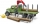 Jucarie Camion lemne Mack Granite cu macara de incarcare, grafier si 3 busteni Bruder 