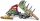Jucarie Camion lemne Mack Granite cu macara de incarcare, grafier si 3 busteni Bruder 