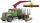 Jucarie Camion lemne Mack Granite cu macara de incarcare, grafier si 3 busteni Bruder 