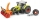 Jucarie Tractor Claas Axion 950 cu lanturi si freza de zapada Bruder 