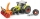 Jucarie Tractor Claas Axion 950 cu lanturi si freza de zapada Bruder