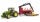 Jucarie Tractor John Deere cu remorca forestiera si 4 busteni Bruder 