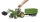 Jucarie Tractor John Deere 7930 cu incarcator frontal si remorca basculanta pe osie Bruder 