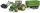 Jucarie Tractor John Deere 7930 cu incarcator frontal si remorca basculanta pe osie Bruder 