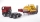 Set de joaca Camion incarcare Scania R-Series si buldozer CAT Bruder