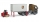 Jucarie Camion UPS Scania R-Series si stivuitor Bruder