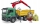 Jucarie Camion MAN TGS cu 3 containere de reciclat sticla Bruder
