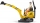 Set de joaca Micro Excavator JCB 8010 CTS si muncitor Bruder