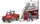 Set de joaca Statie de pompieri cu Land Rover Defender si pompier Bruder 