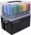 Marker caligrafic 2 in 1, ABT Dual Brush Pen, Combo Colours, 108 culori/set Tombow