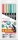 Marker caligrafic 2 in 1, ABT Dual Brush Pen, Candy Colours, 6 culori/set Tombow