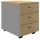 Container mobil System, 58 x 42 x 56 cm, 3 sertare, fag