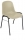 Scaun de sufragerie din plastic Manutan Chaise, bej