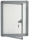 Vitrina magnetica Alcor Grey, o usa, 1 x A4
